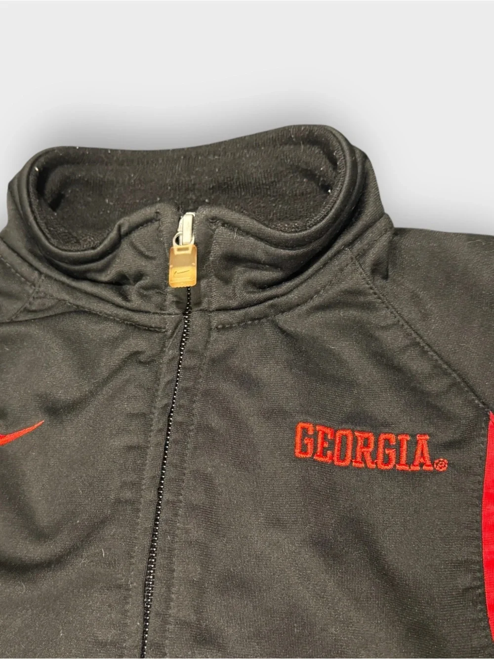 Nike Georgia Bulldogs Track Jacket 24M Black Red Full Zip UGA Toddler